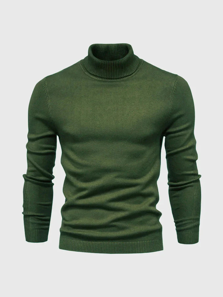 Maglione Collo Alto Uomo – Lavabile e Versatile
