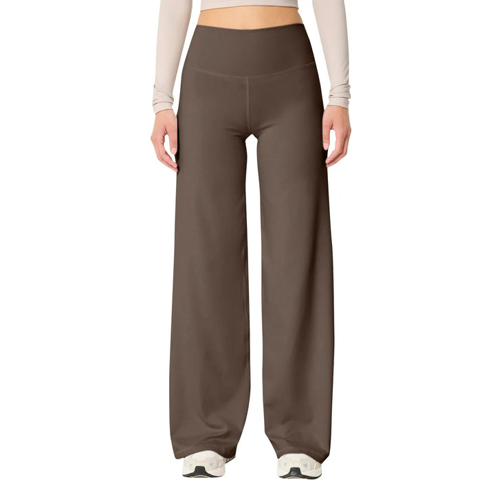 Pantaloni da yoga elasticizzati a vita alta da donna – Vestibilità che valorizza la figura e comfort per tutto il giorno