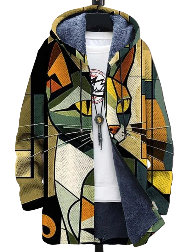 Giubbotto Retro Colorblock per Uomo