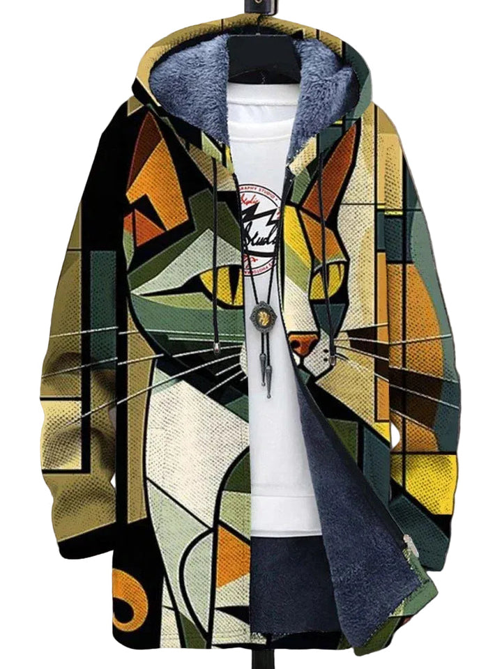 Giubbotto Retro Colorblock per Uomo