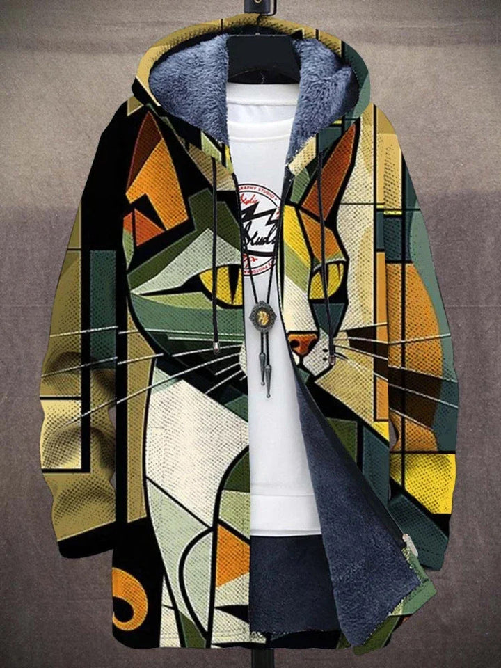 Milano – Gilet retrò a blocchi di colore da uomo