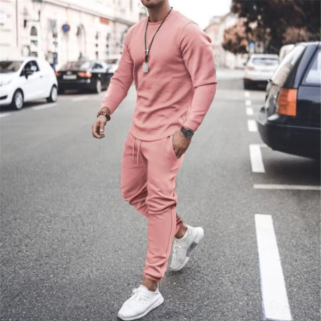 Set casual a due pezzi da uomo