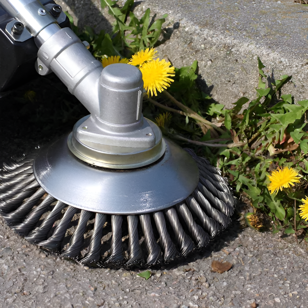 Spazzola e Trimmer in Acciaio Carbonio (Solo Spazzola)
