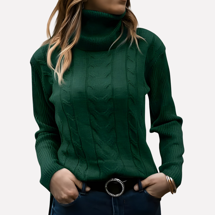 Maglione a Collo Alto da Donna – Stile Quotidiano Relaxed
