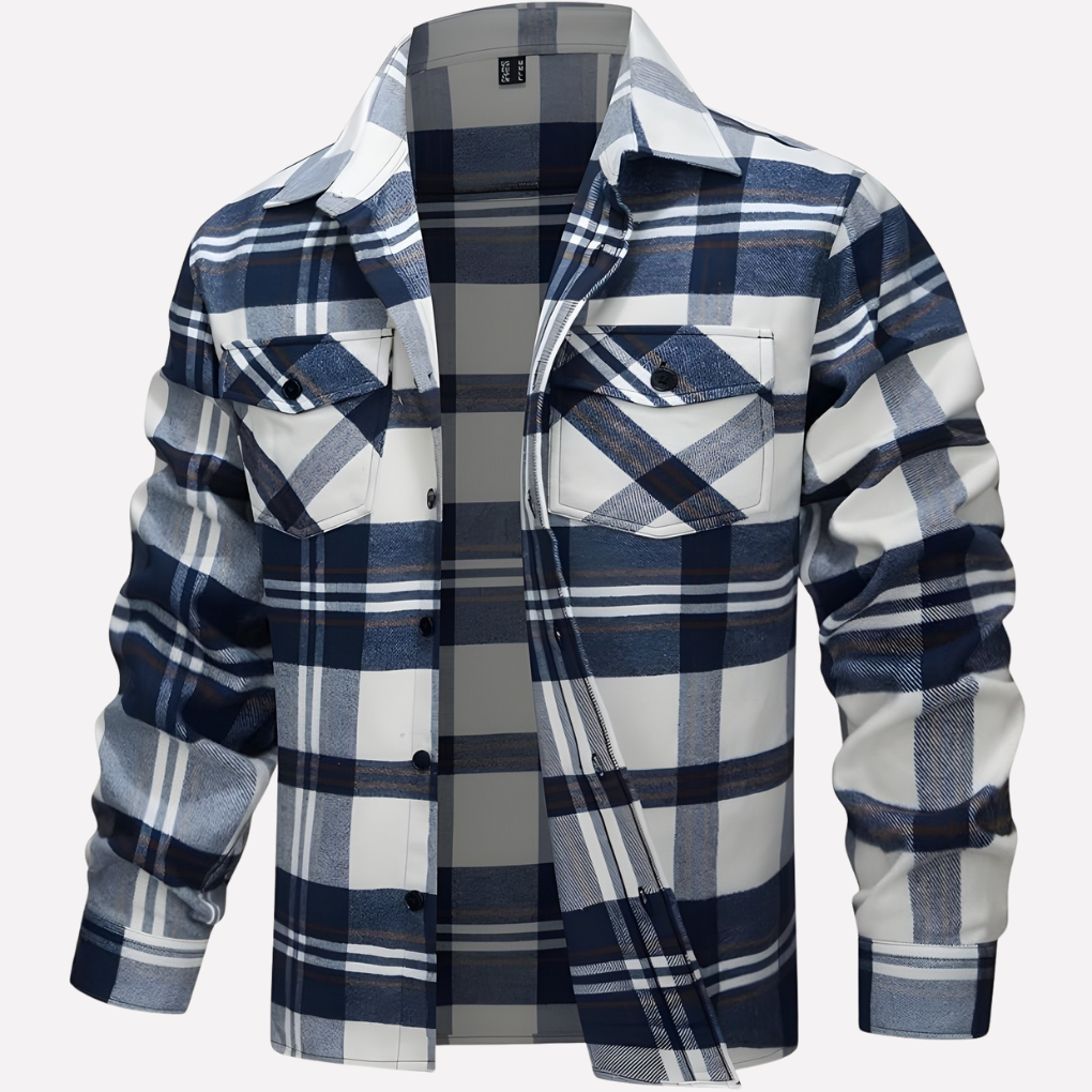 Camicia Flanella a Quadrati da Uomo