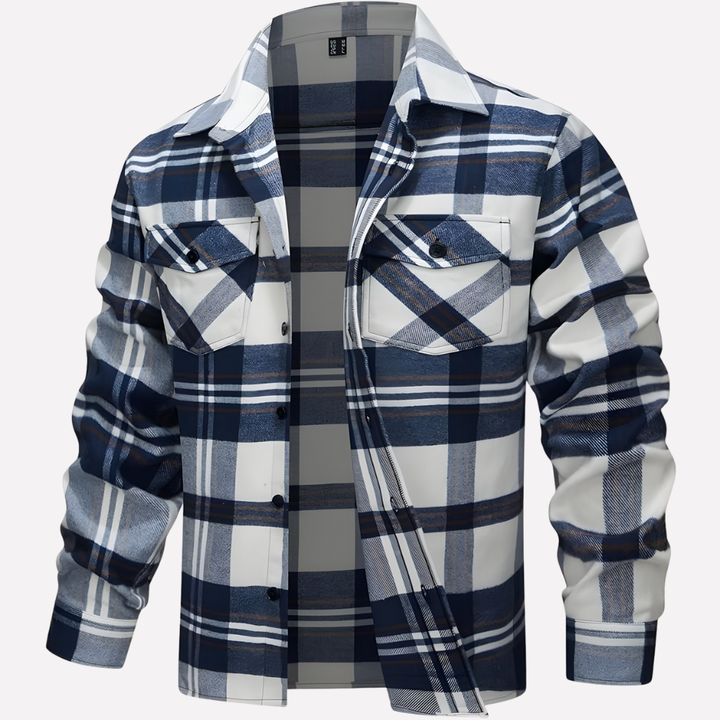 Camicia Flanella a Quadrati da Uomo