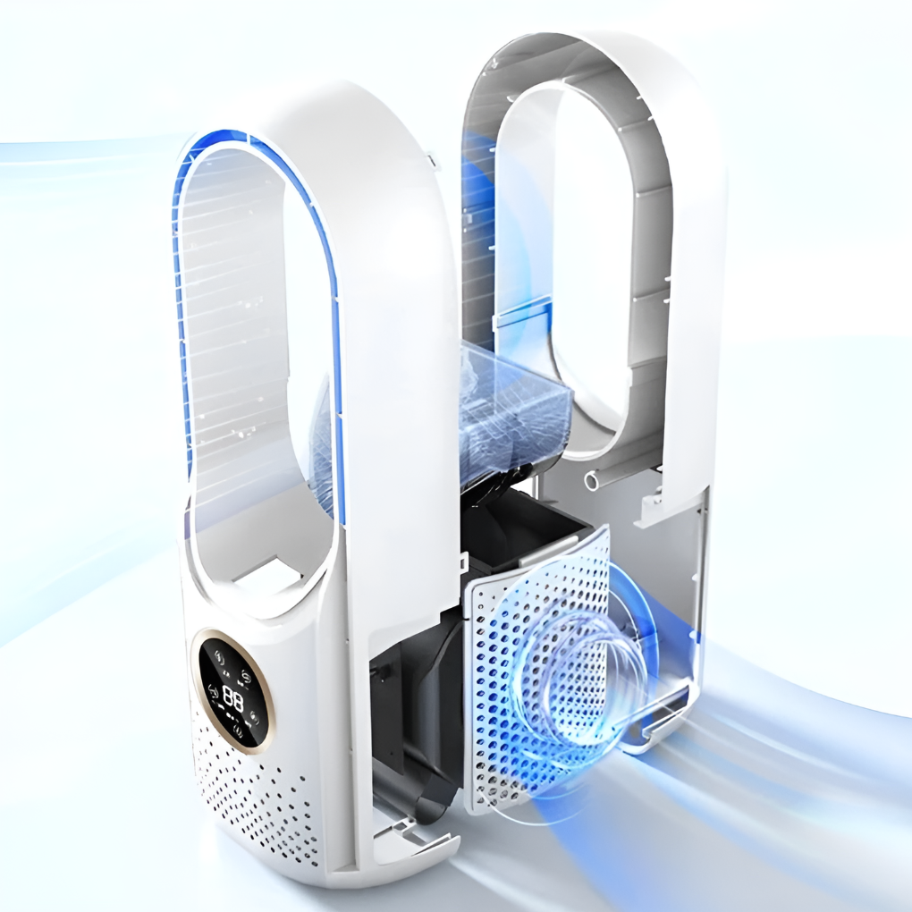 Ventilatore Portatile Silenzioso e Gratuito per Aria Condizionata per Casa e Ufficio