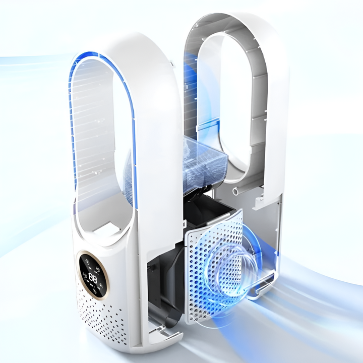 Ventilatore Portatile Silenzioso e Gratuito per Aria Condizionata per Casa e Ufficio