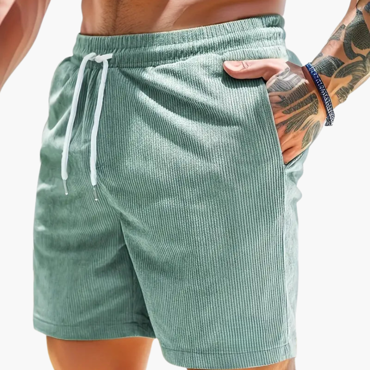 Pantaloni Corti in Corduroy da Uomo – Stile Estivo Casual