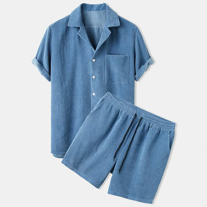 Set Breeze – Set di Pantaloni Corti in Corduroy per Uomo