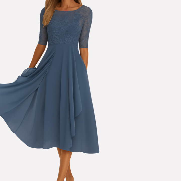 Abito Maxi da Donna con Pizzo
