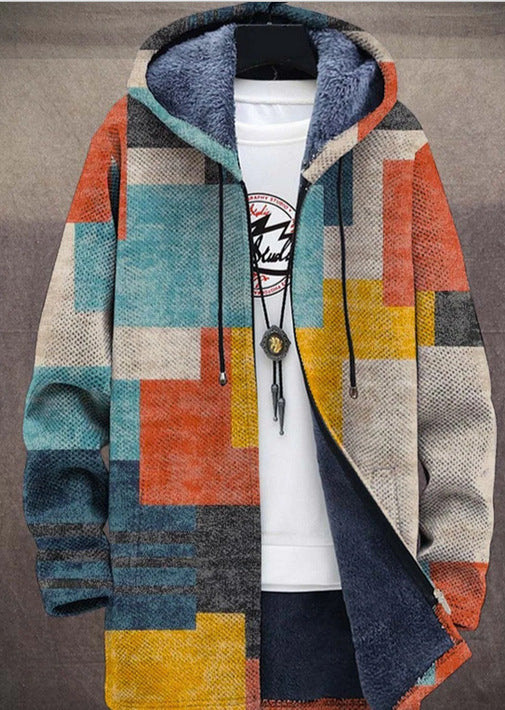Milano – Gilet retrò a blocchi di colore da uomo