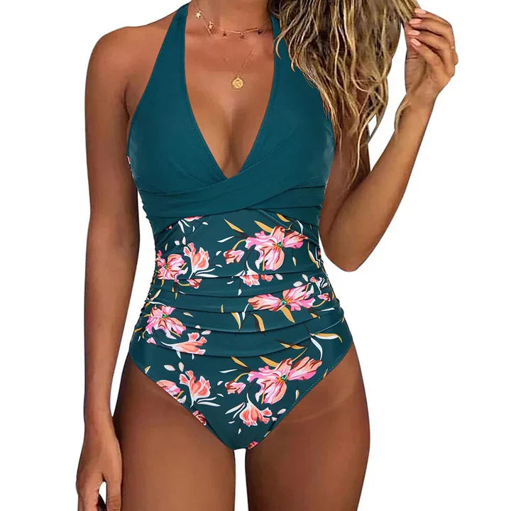 Costume da bagno da donna con scollo all'americana – Comodo ed elegante