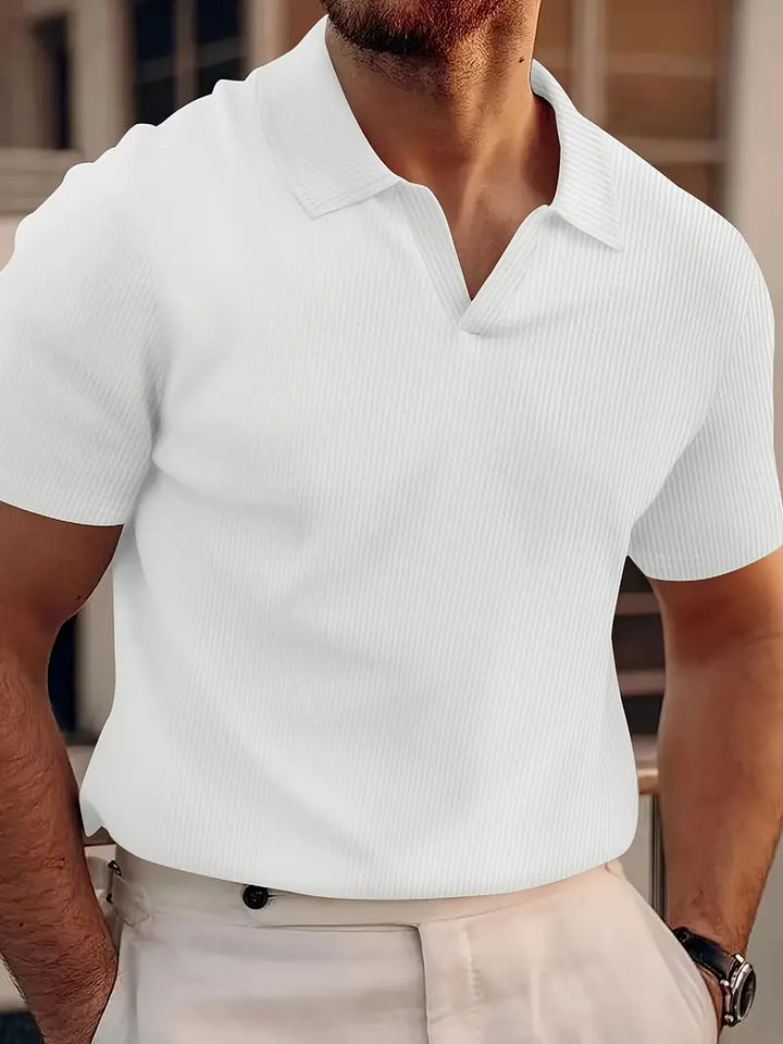 Maglietta Polo Casual da Uomo a Manica Corta