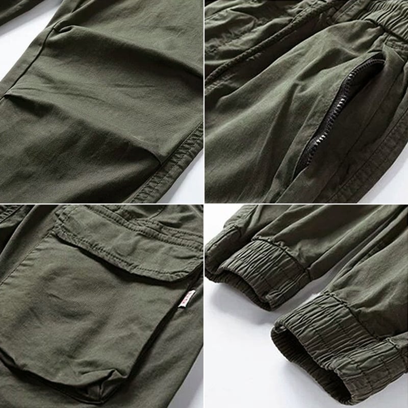 Rasmus – Pantaloni cargo elasticizzati da uomo