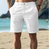 Pantaloni Corti Uomo in Lino Casual