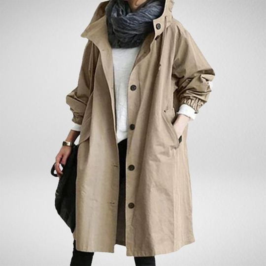 Impermeabile lungo da donna