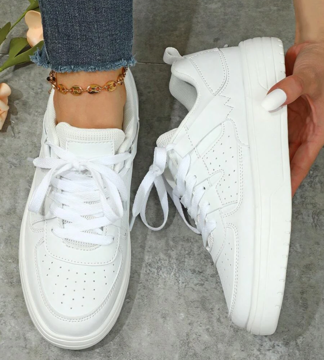 Sneakers slip-on in mesh traspirante da donna