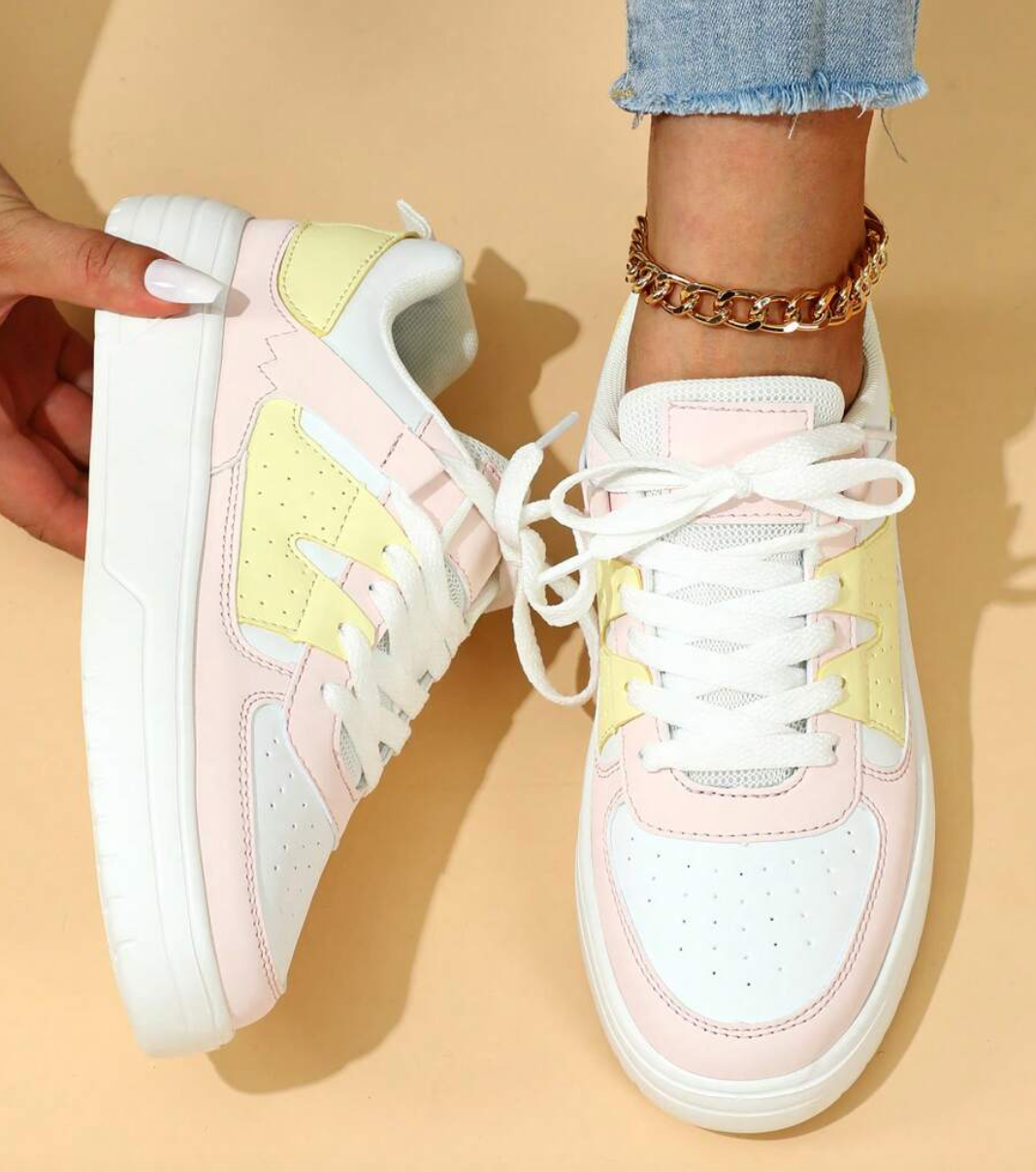 Sneakers slip-on in mesh traspirante da donna