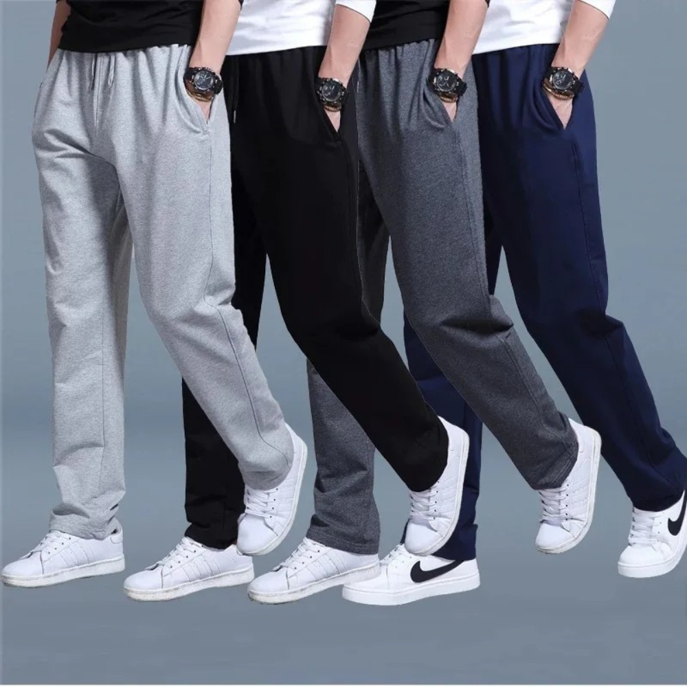 Pantaloni da jogging comodi a vestibilità rilassata da uomo