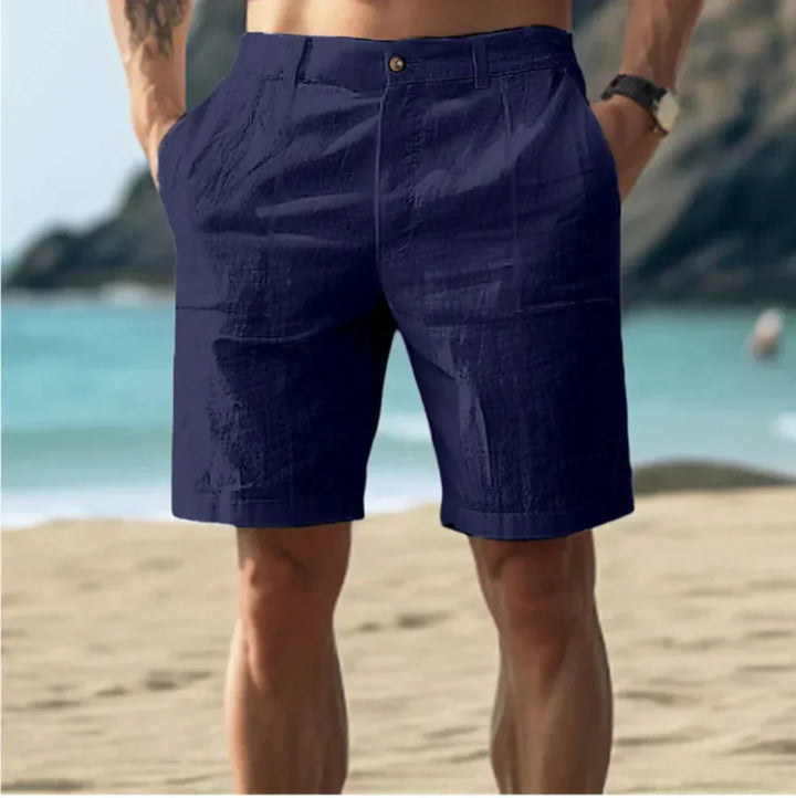 Pantaloni Corti Uomo in Lino Casual