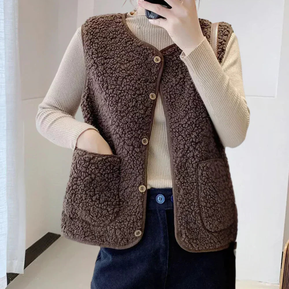 Cardigan caldo e alla moda da donna dall’eleganza avvolgente