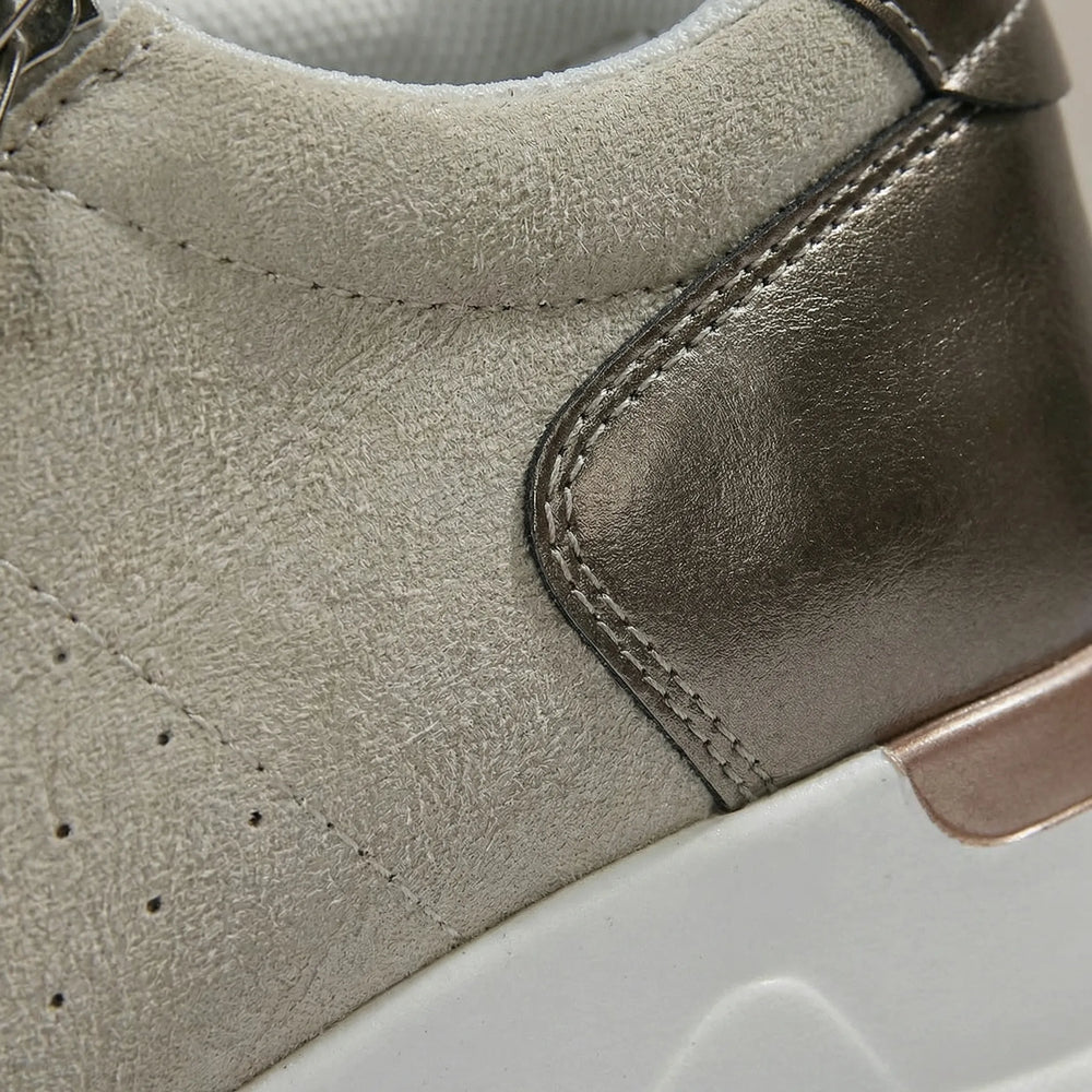 Archvelle - Scarpa da ginnastica ortopedica con zeppa