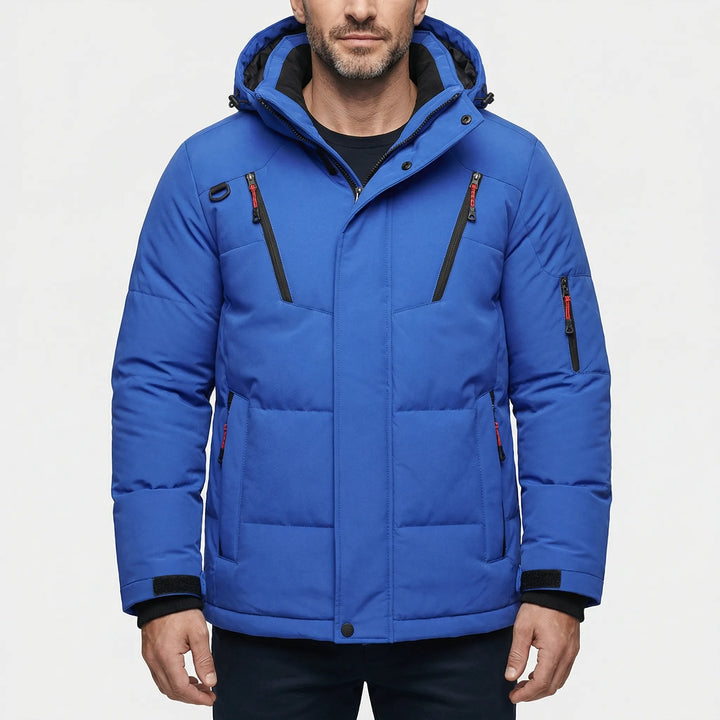 Arctovex - Giacca invernale da uomo con cappuccio e imbottitura isolante