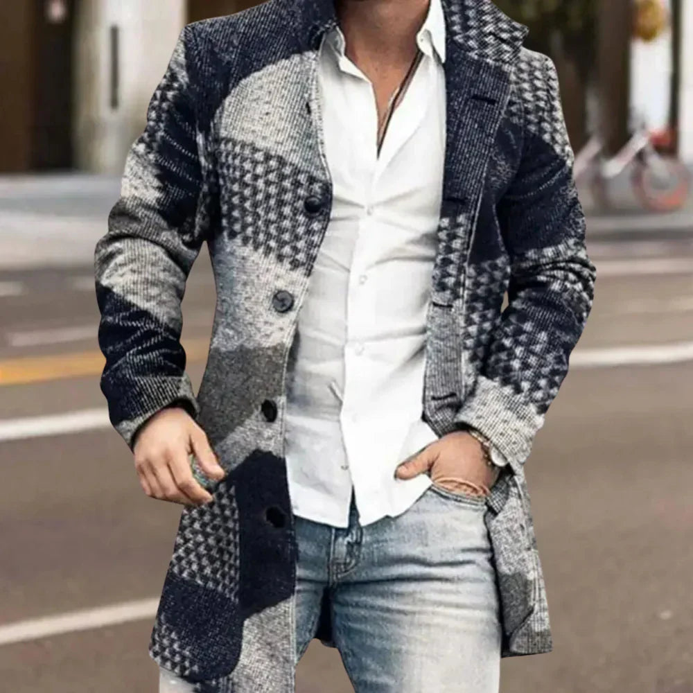 Elegante cappotto invernale da uomo