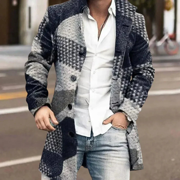 Elegante cappotto invernale da uomo