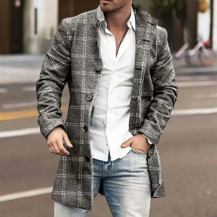 Elegante cappotto invernale da uomo