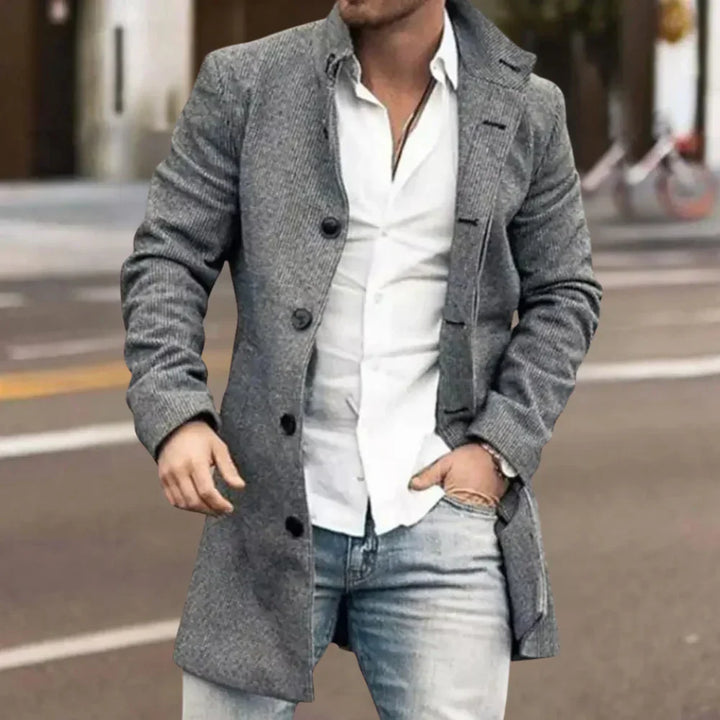 Elegante cappotto invernale da uomo