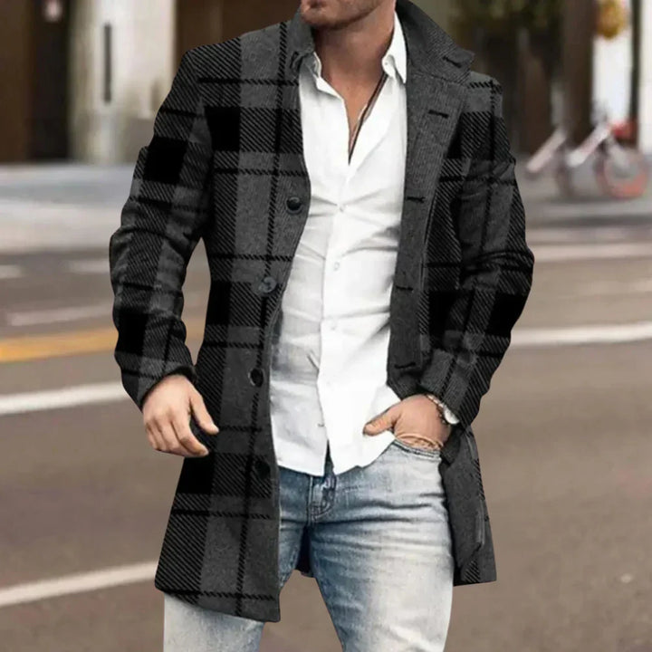 Elegante cappotto invernale da uomo