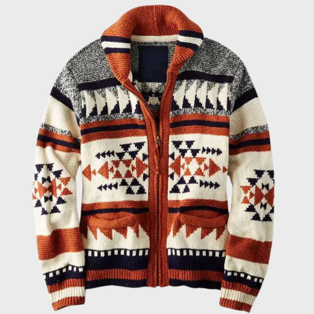 Elegante gilet da uomo in jacquard
