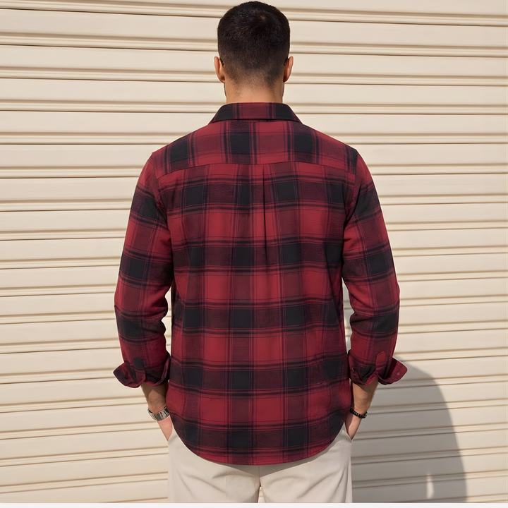 Camicia Flanella a Quadrati da Uomo