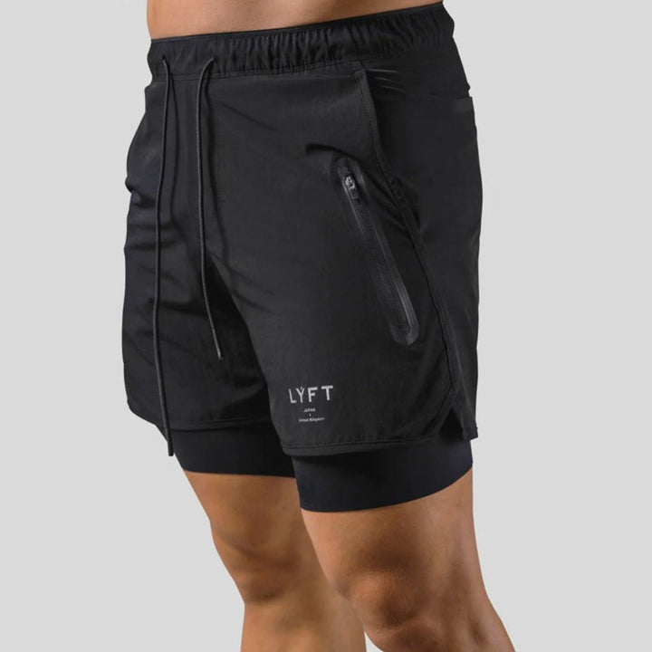 2-in-1 Pantaloni Sportivi e da Allenamento Uomo