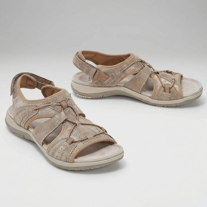 Beachway - Sandalo con cinturino piatto e chiusura a slip-on