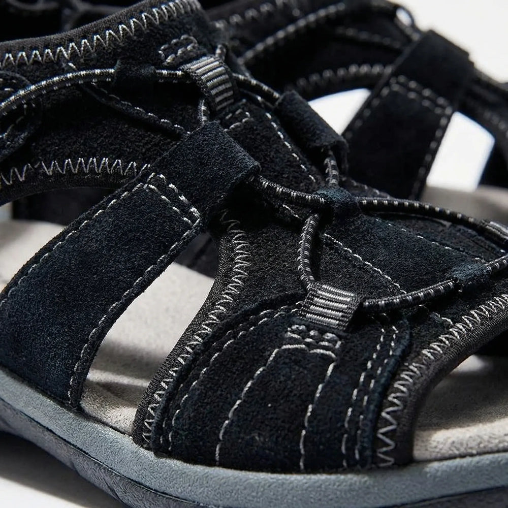 Beachway - Sandalo con cinturino piatto e chiusura a slip-on