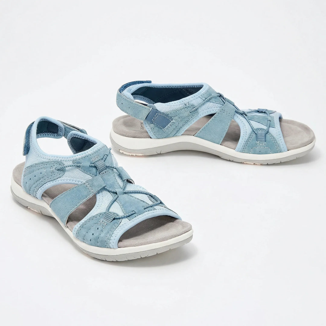 Beachway - Sandalo con cinturino piatto e chiusura a slip-on