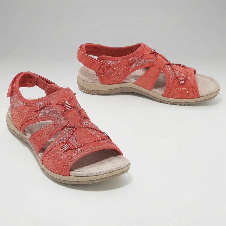 Beachway - Sandalo con cinturino piatto e chiusura a slip-on