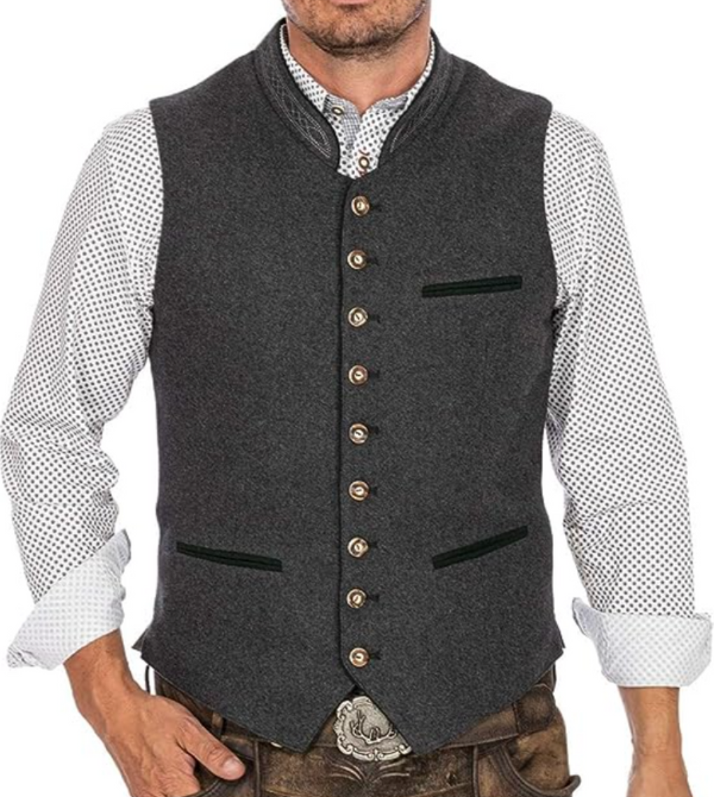 Gilet Elegante Tradizionale da Uomo