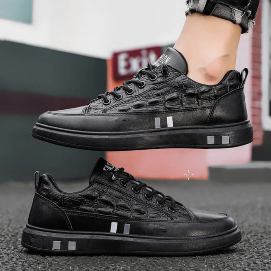 Sneakers stringate dal design moderno da uomo