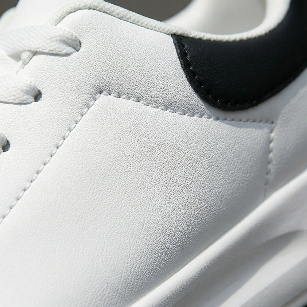 Blancova - Sneaker minimalista bassa con plateau