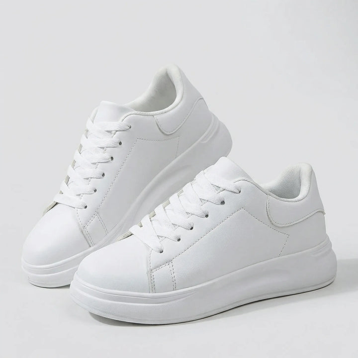 Blancova - Sneaker minimalista bassa con plateau