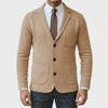 Blazer in Maglia con Rever a V per Uomini