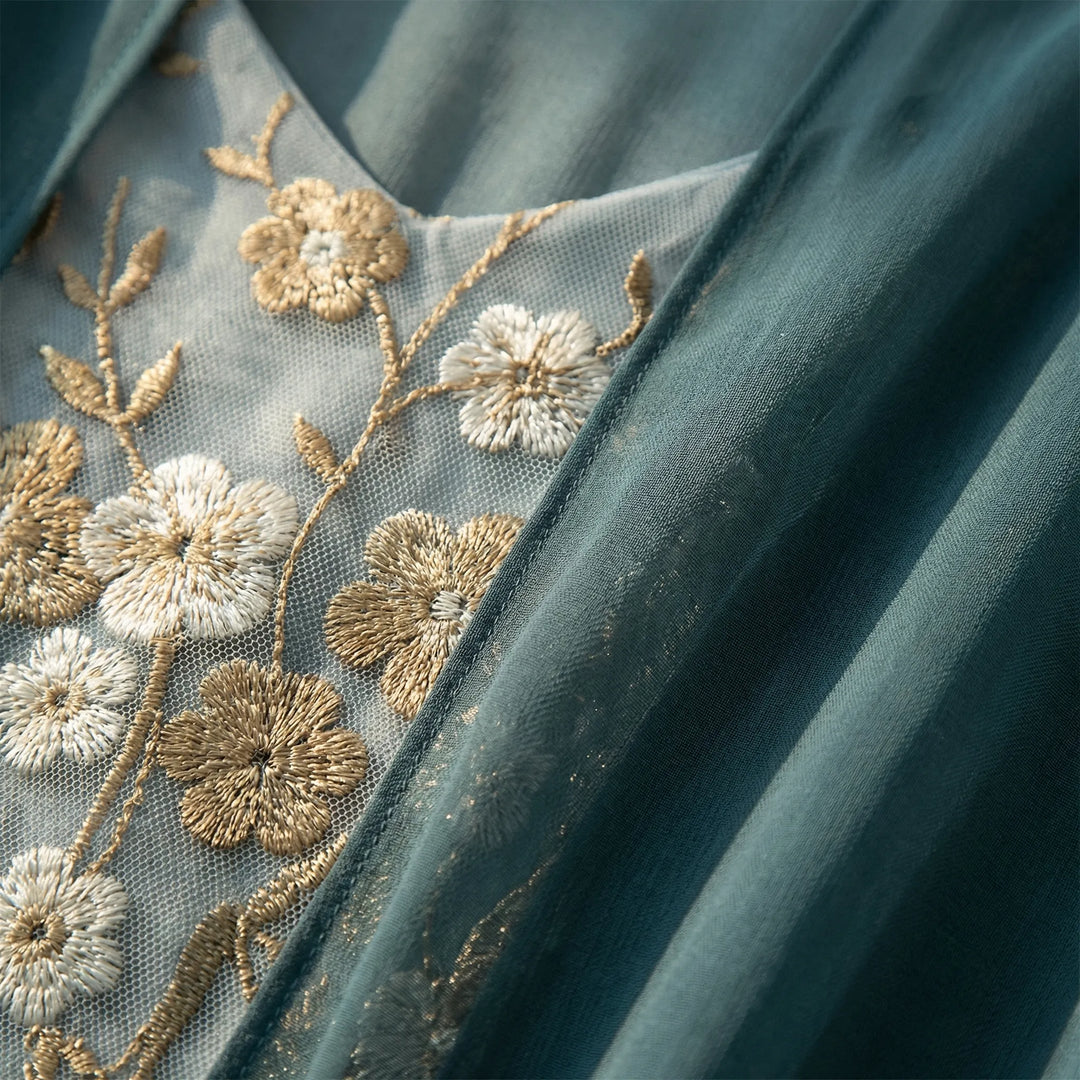 Bloomenset - Completo due pezzi lungo con stampa floreale