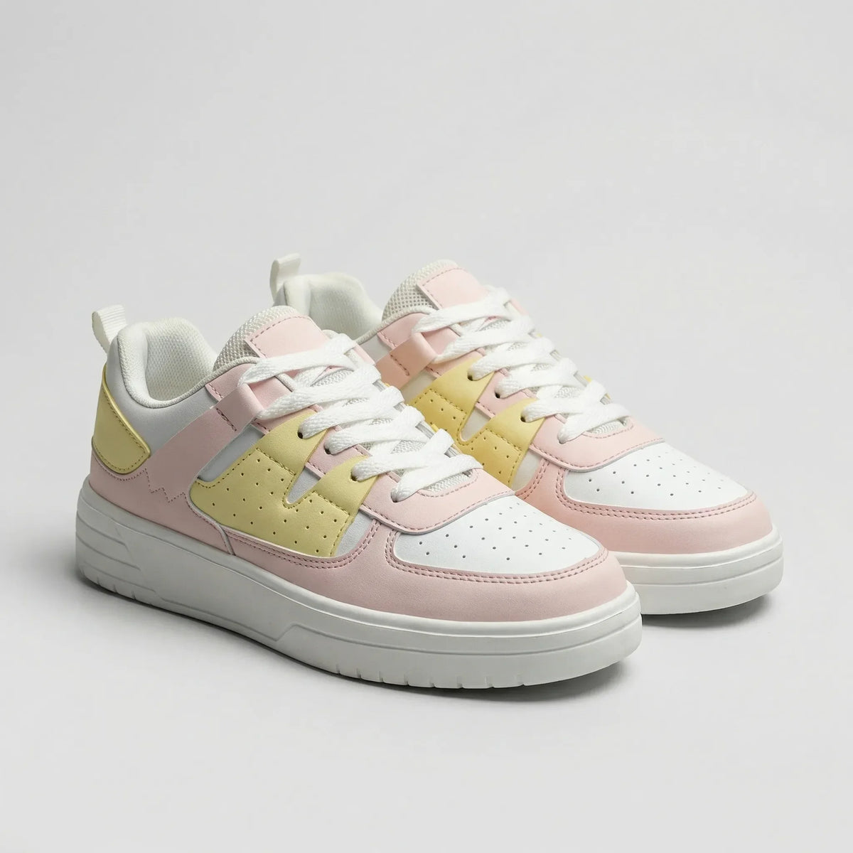 Sneaker Bassa Lacciata Color-Block
