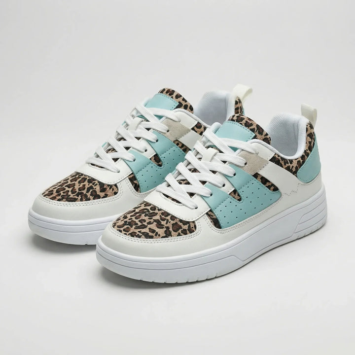 Bloompace - Sneakers basse stringate a blocchi di colore