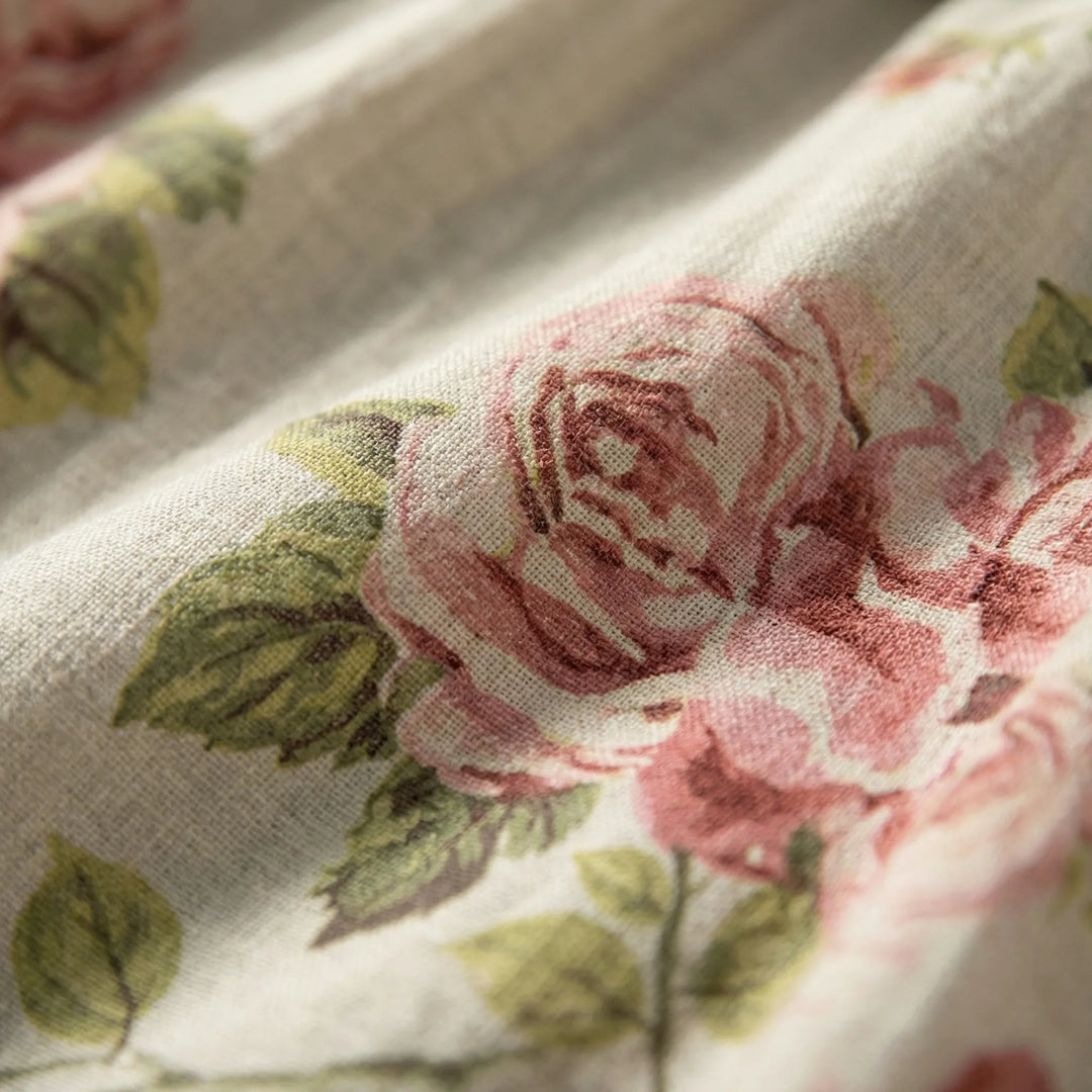 Blosoria - Abito midi con stampa floreale vintage