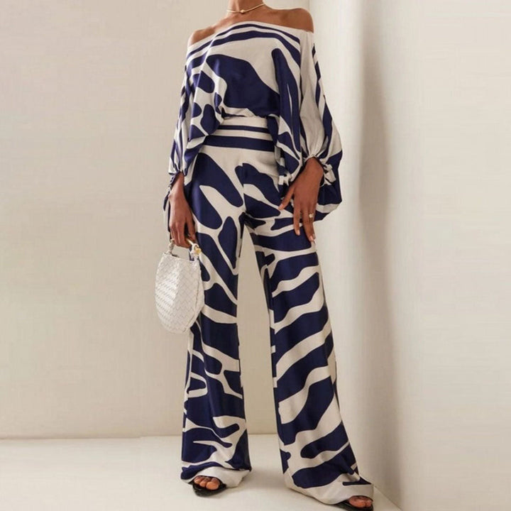 Set in Satin a 2 Pezzi Stile Senza Spalline per Donne